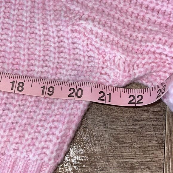 H&M BALLOON-SLEEVED KNIT SWEATER Pink NWT‎ Size XS - Picture 8 of 9
